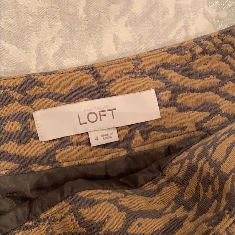 LOFT Patterned Skirt - Picture 3 of 3